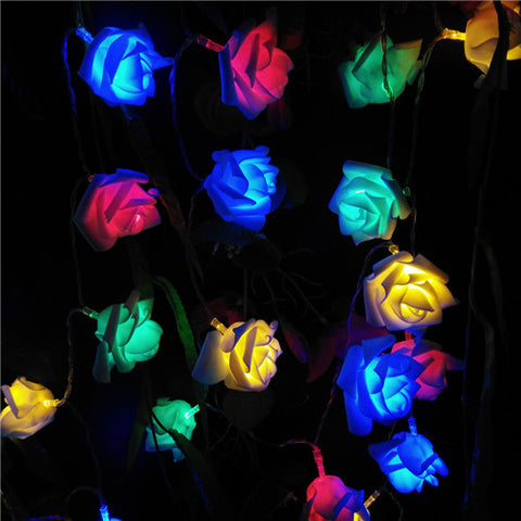 Rose LED String Lights