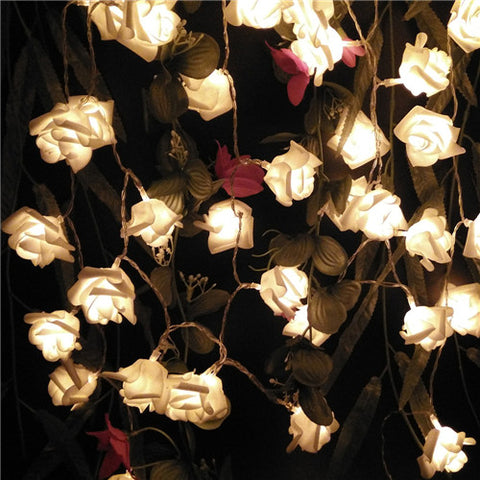 Rose LED String Lights