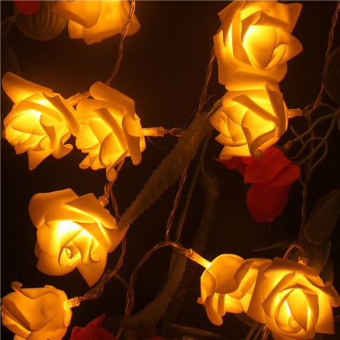 Rose LED String Lights